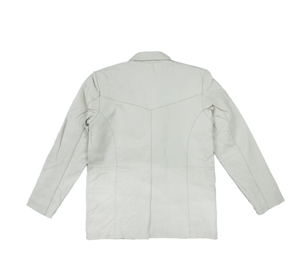 USA Leather 1625 Bone Men's Blazer Jacket