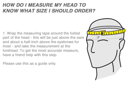 MSR Adult Helmets Sizing Chart