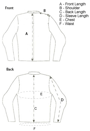 Lucky Leather 248 Lamb Ladies Size Chart