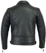 Xelement B7800 "Queenie" Classic Women's Motorcycle Black Leather Jacket