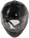 HAWK Helmets FX ST 11121 Glossy Black Modular Motorcycle Full Face Helmet for Men & Women with Dual Flip Up Sun Visor DOT Approved for Bike Scooter ATV UTV Chopper Skateboard