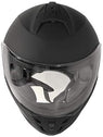 HAWK Helmets FX ST 11121 Matte Flat Black Modular Motorcycle Full Face Helmet for Men & Women with Dual Flip Up Sun Visor DOT Approved for Bike Scooter ATV UTV Chopper Skateboard
