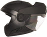 HAWK Helmets ST 1198 Matte Black Modular Motorcycle Full Face Helmet for Men & Women with Dual Flip Up Sun Visor DOT Approved for Bike Scooter ATV UTV Chopper Skateboard