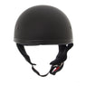 Outlaw Helmets T68 SP Matte Black Motorcycle Half Helmet for Men & Women DOT Approved - Adult Unisex Skull Cap for Bike Scooter ATV UTV Chopper Skateboard