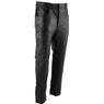 Xelement B7400 'Classic' Black Men's Fitted Leather Pants