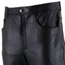 Xelement B7400 'Classic' Black Men's Fitted Leather Pants