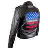 Hustler Ladies HSL-800 'Freedom Is Not Free" Vintage Leather Motorcycle Jacket