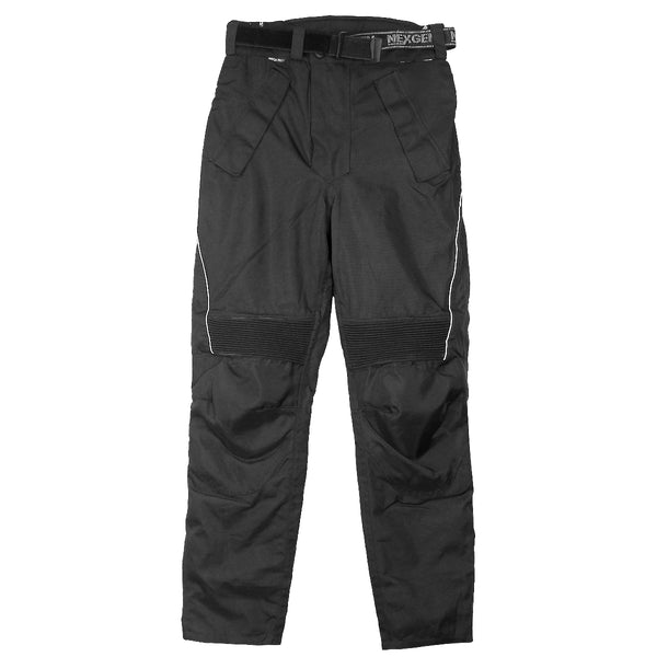 Xelement CF2131 Men’s ‘Road Racer’ Black Tri-Tex Motorcycle Racing Pants with X-Armor Protection