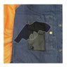 Xelement DMX2240 Men's Blue Denim Lace Gun Pocket Vest