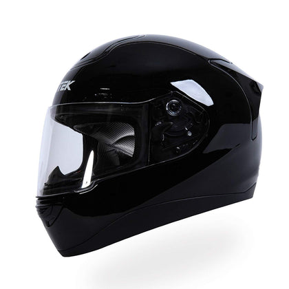 Nitek P1 Glossy Black Full Face Motorcycle Street Helmet