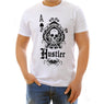 Men's Officially Licensed Hustler HST-660 'Hustler Ace of Spades' White T-Shirt