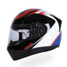 Nitek P1 Glossy White Indy Full Face Motorcycle Street Helmet
