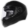 Nitek Interceptor Flat Black Full Face Motorcycle Street Helmet