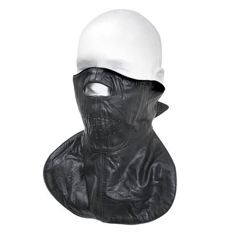 Xelement XF1365 Fleece-Lined Leather Motorcycle Face Mask