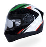 Nitek P1 Glossy White Monza Full Face Motorcycle Street Helmet