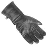 Xelement XG8220 Men's Black Insulated Leather Motorcycle Gauntlet Gloves