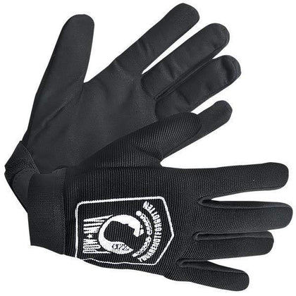 Xelement XG1484 'POW/MIA' Mens Black Textile Motorcycle Wrist Gloves