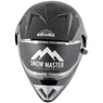 Snow Master TX45 Ultra Light Weight Glossy Black Dual Sport Snowmobile Motorcycle Full Face Helmet for Men & Women - DOT Approved for Bike Scooter ATV UTV Chopper Skateboard