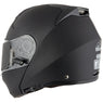 Snow Master TX-50 Flat Black Modular Dual Use Snowmobile and Street Helmet