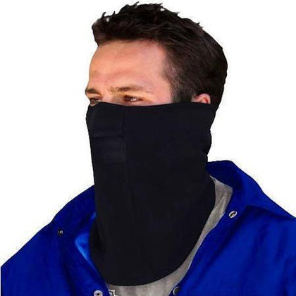 Zan Headgear Micro Fleece with Mesh Mouth Black Face Mask