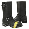 Xelement 1445 Men's Black Steel Toe Motorcycle Engineer Boots