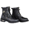 Xelement X93007 BLACK 'Flathead' Men's Black Performance Leather Boots