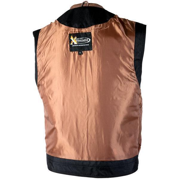 Xelement XS-39070 Men's 'Crypt' Distressed Brown Leather Premium Cowhide Vest