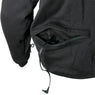 Xelement XS-594 Men's Zipper Front Black Heated Fleece Hoodie